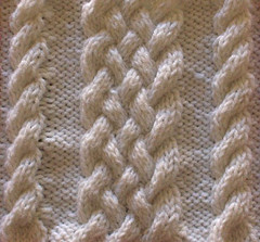 Notes from a KnuttyKnitter - Braided Cable Scarf